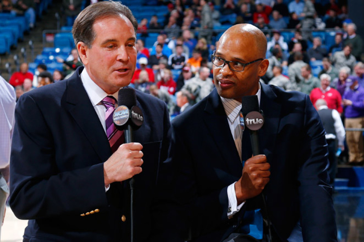 CBS moved Clark Kellogg off the No. 1 college basketball team, where he was the analyst alongside Jim Nantz since 2008, for a studio role.