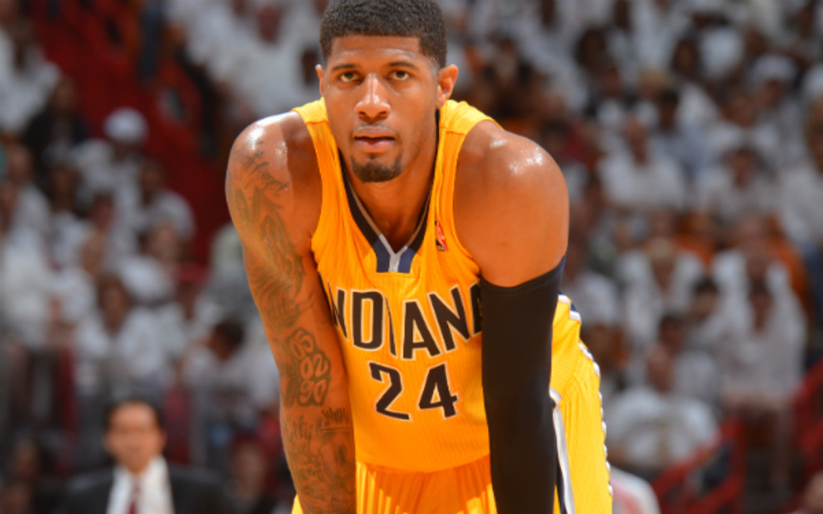 Paul George will be a Pacer for the foreseeable future. (Jesse D. Garrabrant/Getty Images)