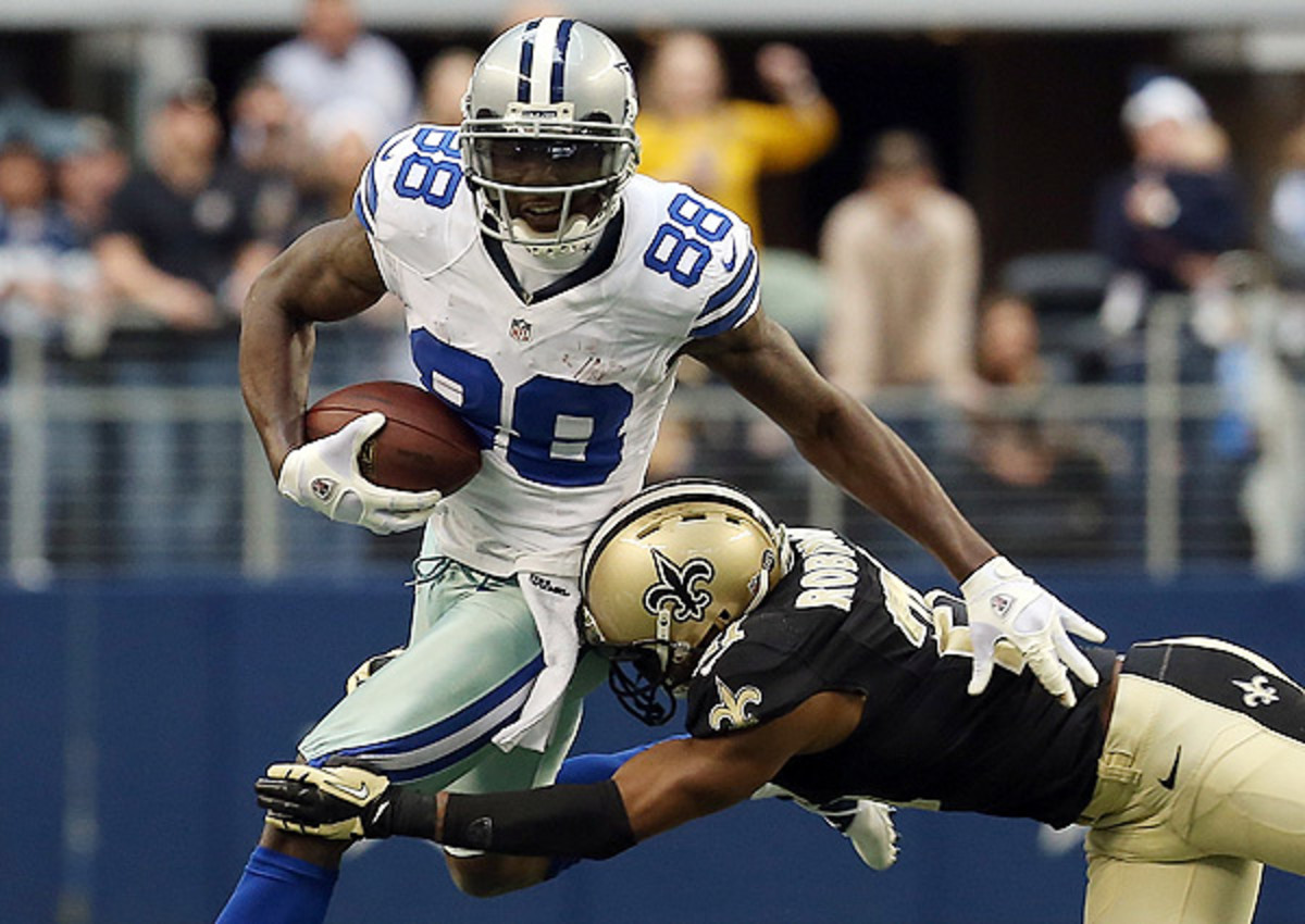 Dez Bryant (left) and the Cowboys are hoping to extend their lead in the NFC East with a win over the Saints Sunday.