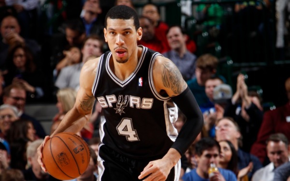 Spurs guard Danny Green's minutes and points per game are down this season. (Glenn James/NBAE via Getty Images)