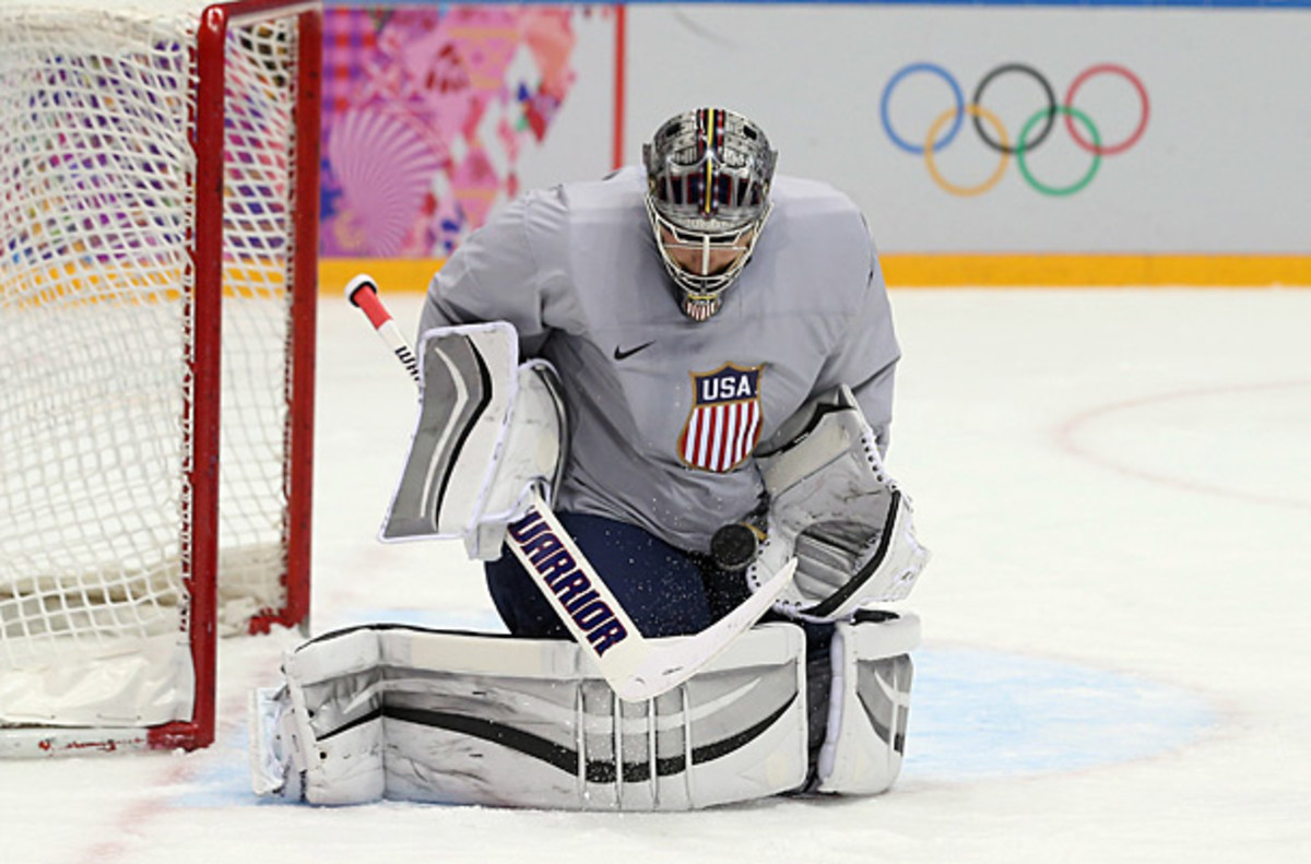 Goalie Jonathan Quick of the Los Angeles Kings will start for Team USA in Sochi
