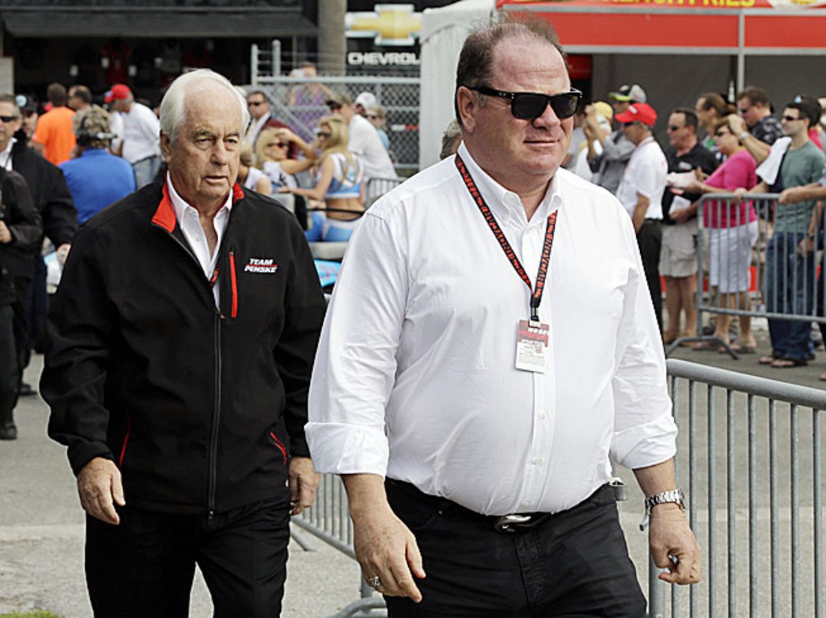 Roger Penske (left) and Chip Ganassi are at it again,spicing the new IndyCar season with verbal barbs.