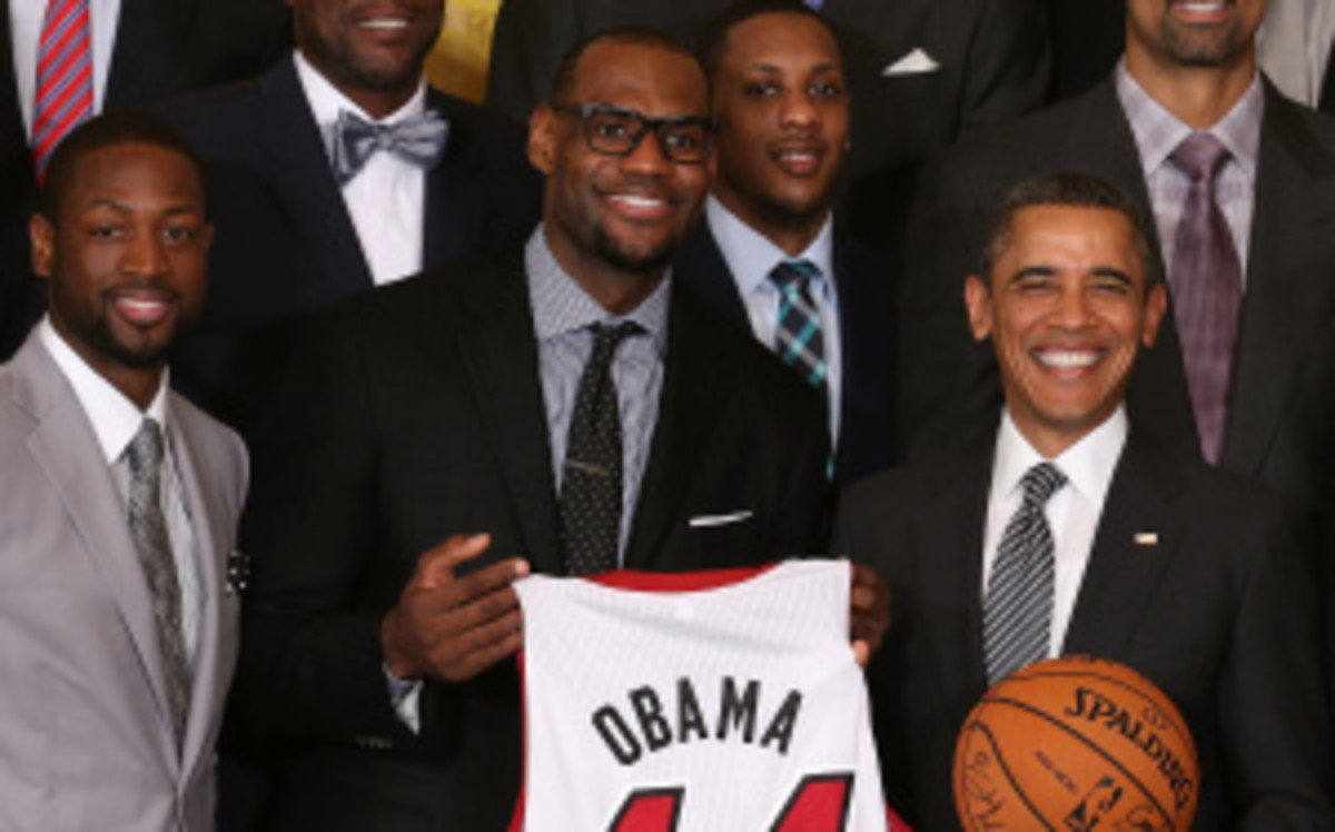 The Heat, pictured here in January 2013, have been to the White House for two consecutive years. (Mark Wilson/Getty Images)