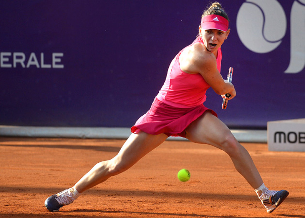 We've said before, Simona Halep is the most graceful, balanced player on the women's tour.