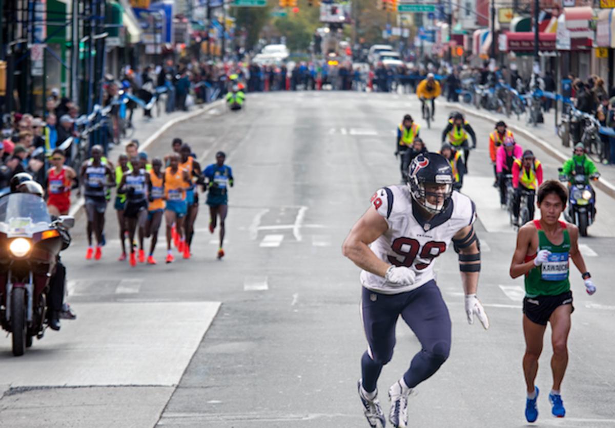 JJ Watt marathon photoshop