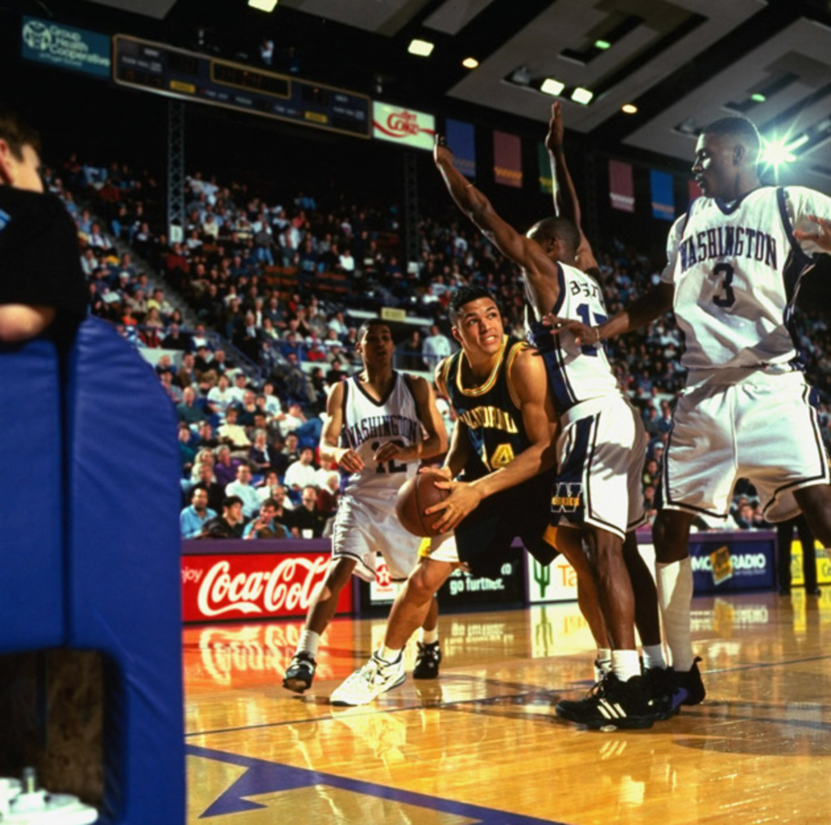 Throughout his career, the future Hall of Fame tight end played basketball and was always really a two-sport athlete. Gonzalez is pictured here playing in college at the University of California, Berkeley.