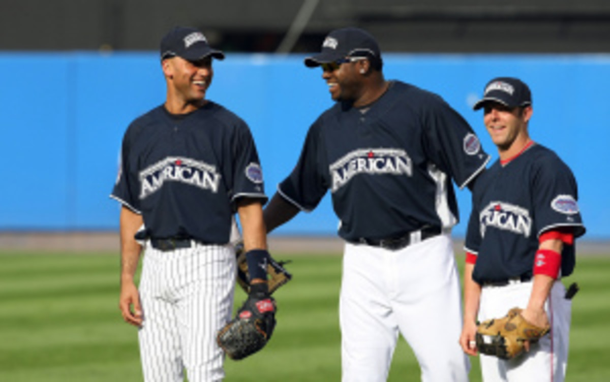 David Ortiz said he gets goose bumps whenever he watches Derek Jeter play. (Nick Laham/Getty Images)
