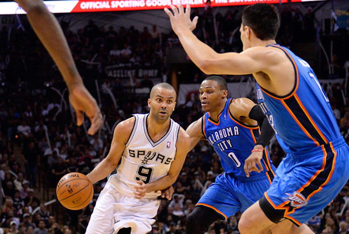 The Spurs went undefeated at home in May and won each game there by at least 17 points. 