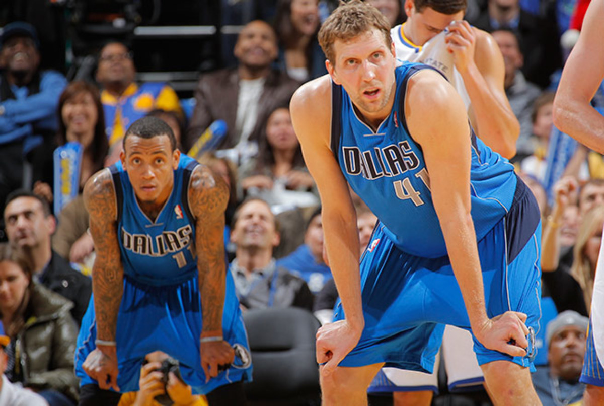 Monta Ellis (19.3 ppg) is Dirk Nowitzki's highest-scoring teammate since Michaley Finley in 2001-02.