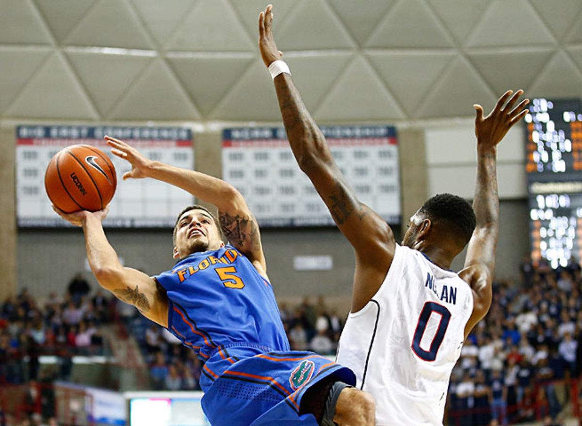 Scottie Wildbekin and the Gators shot 49 percent against the Huskies in their first meeting back in December.