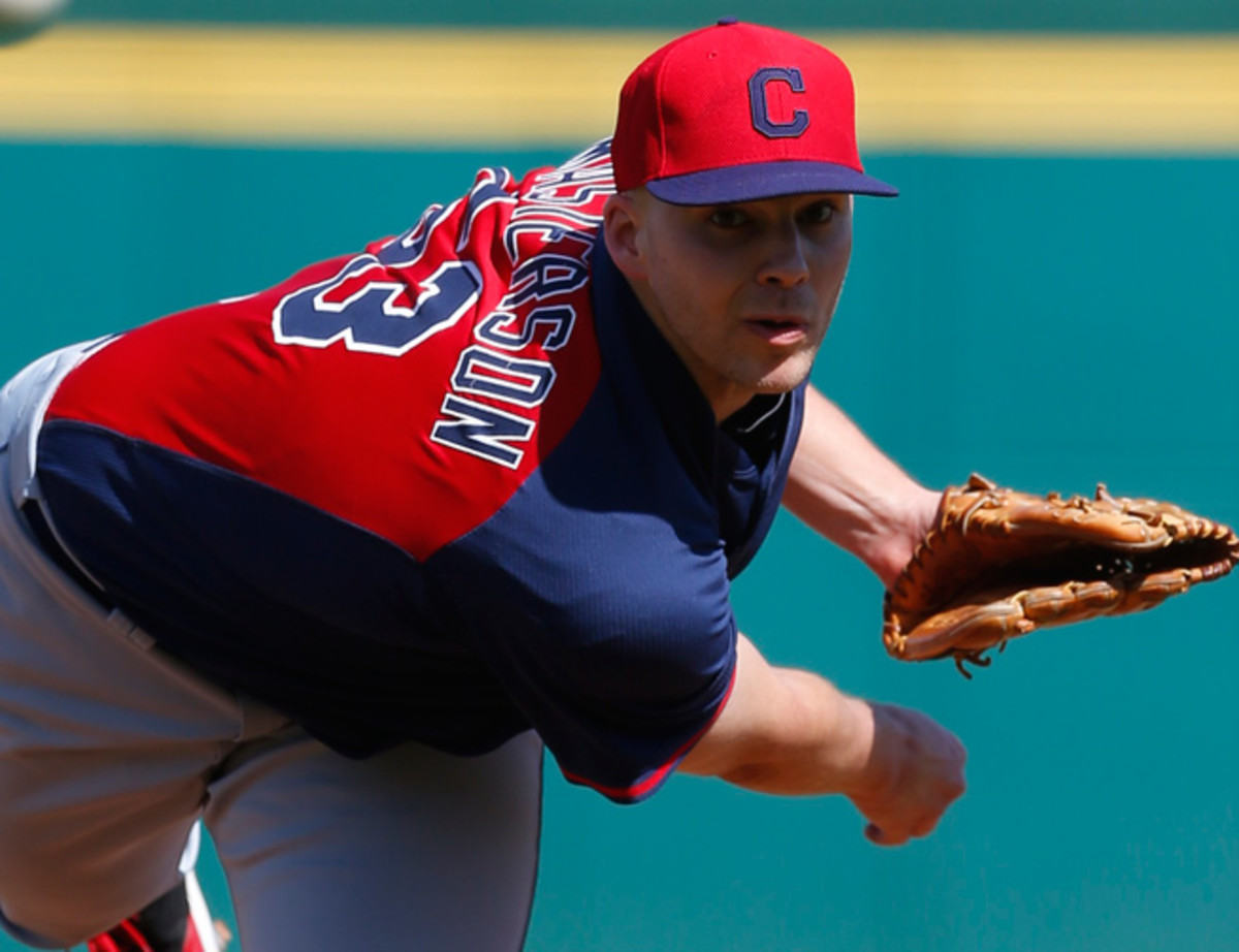Justin Masterson has spent his last four-and-a-half seasons with the Indians.