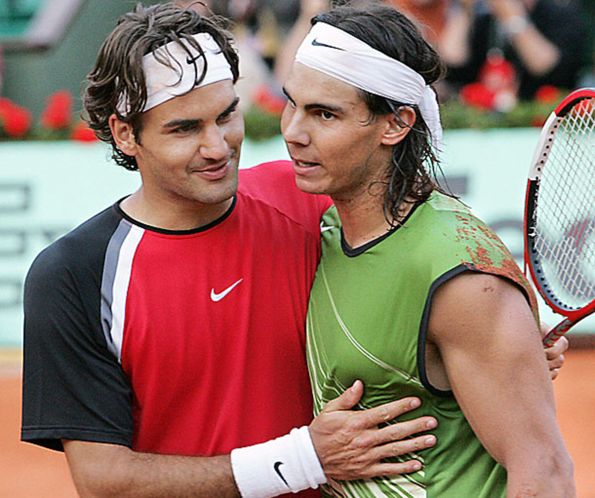 Roger Federer and Rafael Nadal