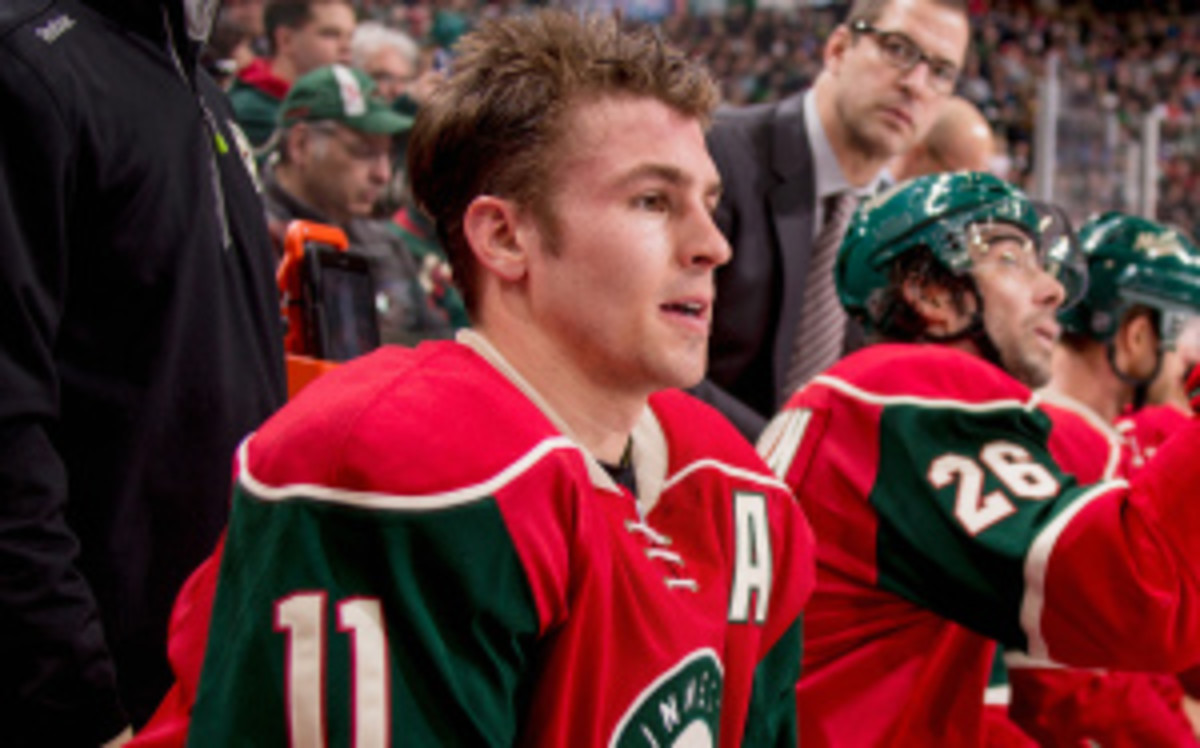Zach Parise signed a 13-year, $98 million deal with the Wild weeks before his 28th birthday in 2012. (Bruce Kluckhohn/Getty Images)