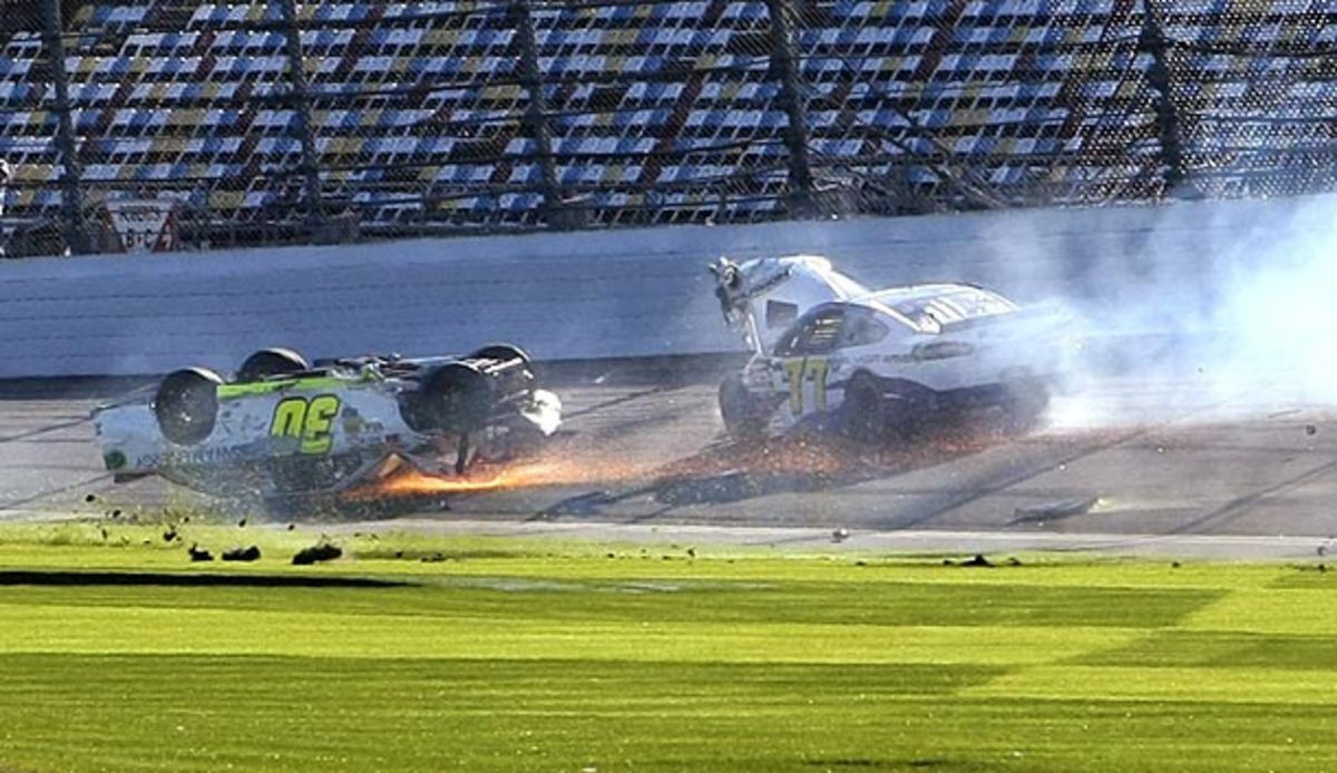 It was a rough start to the year for Parker Kligerman (30), whose primary Daytona 500 car was ruined.