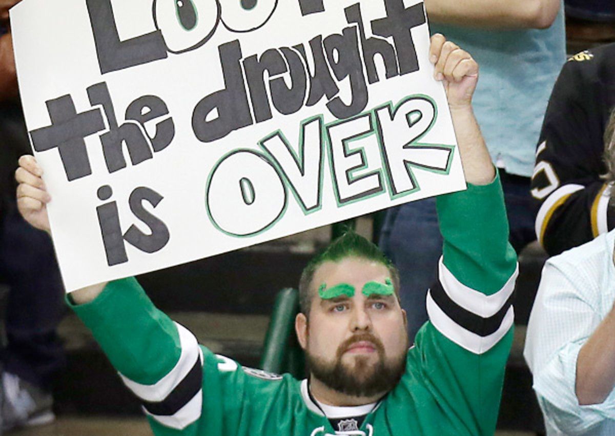 The Dallas Stars snapped a six-year playoff drought with a 3-0 win over the St. Louis Blues on Friday.