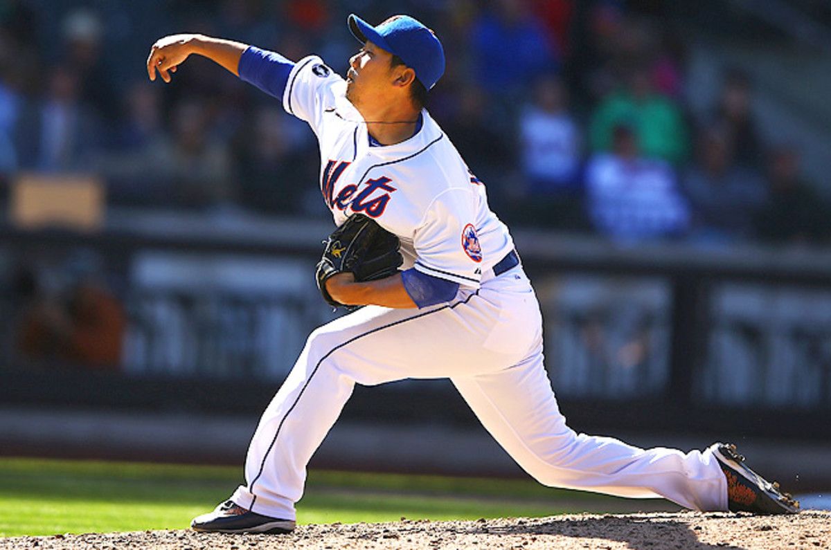 Daisuke Matzusaka hasn't recorded a save since May 2000, when he was still pitching in Japan.