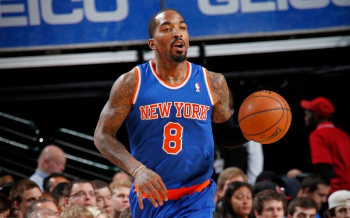 Knicks guard J.R. Smith is shooting a career-low 35 percent. (Glenn James/NBAE via Getty Images)