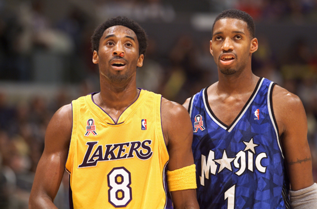 Kobe Bryant and Tracy McGrady (2001) :: Getty Images