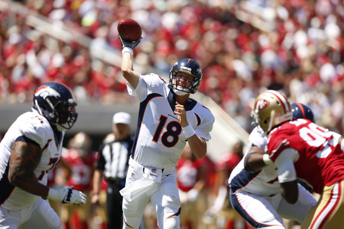 Manning looks set for another stratospheric season. (Jed Jacobsohn for Sports Illustrated/The MMQB)