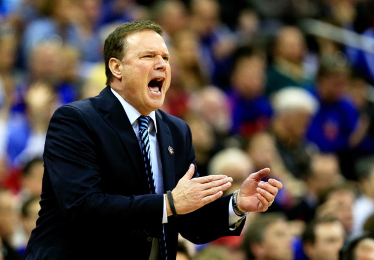 Bill Self has a new piece to help make up for losing Andrew Wiggins and Joel Embiid to the NBA. (Jamie Squire/Getty)