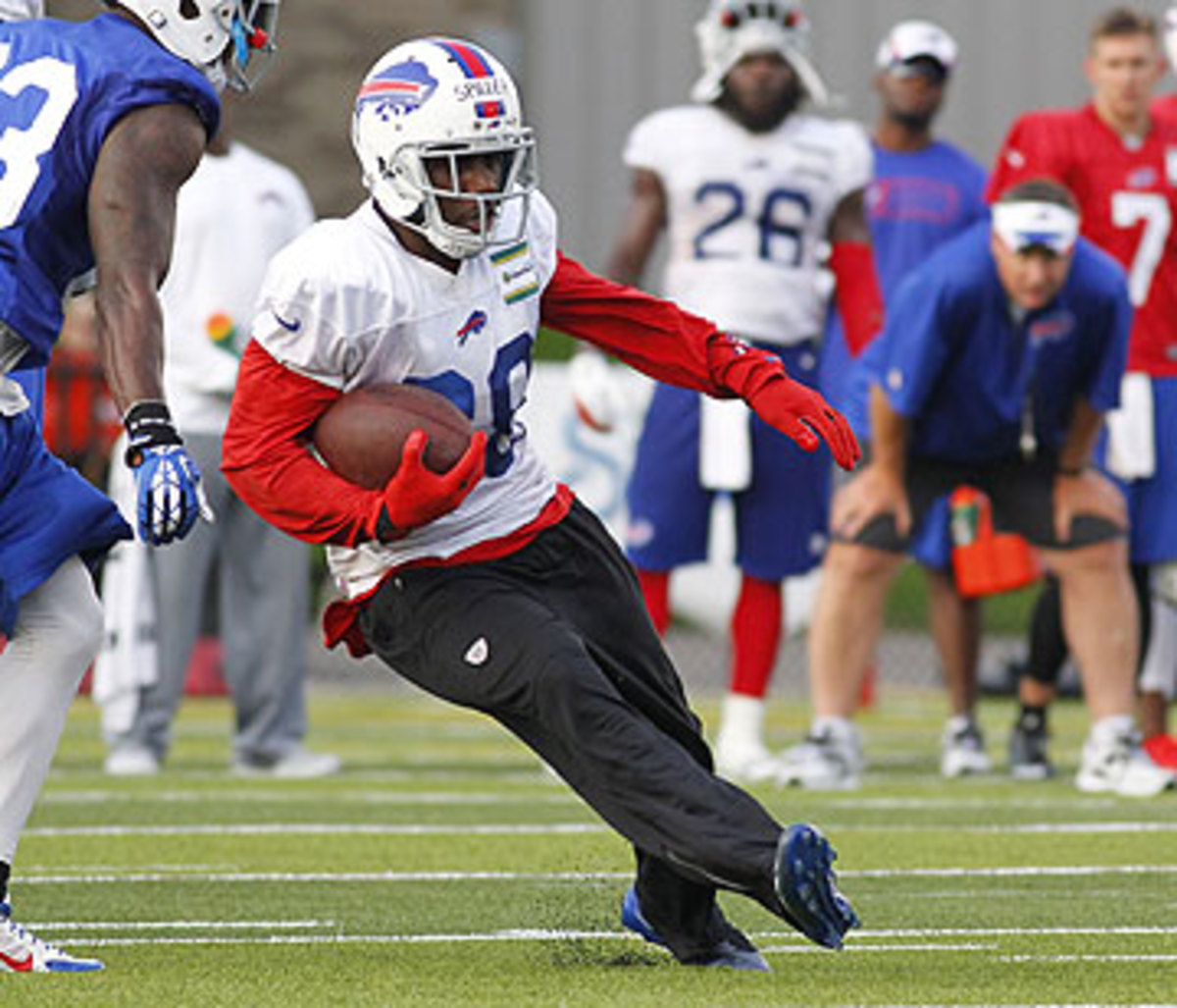 C.J. Spiller is averaging 5.1 yards per carry over his four-year career. (Bill Wippert/AP) 