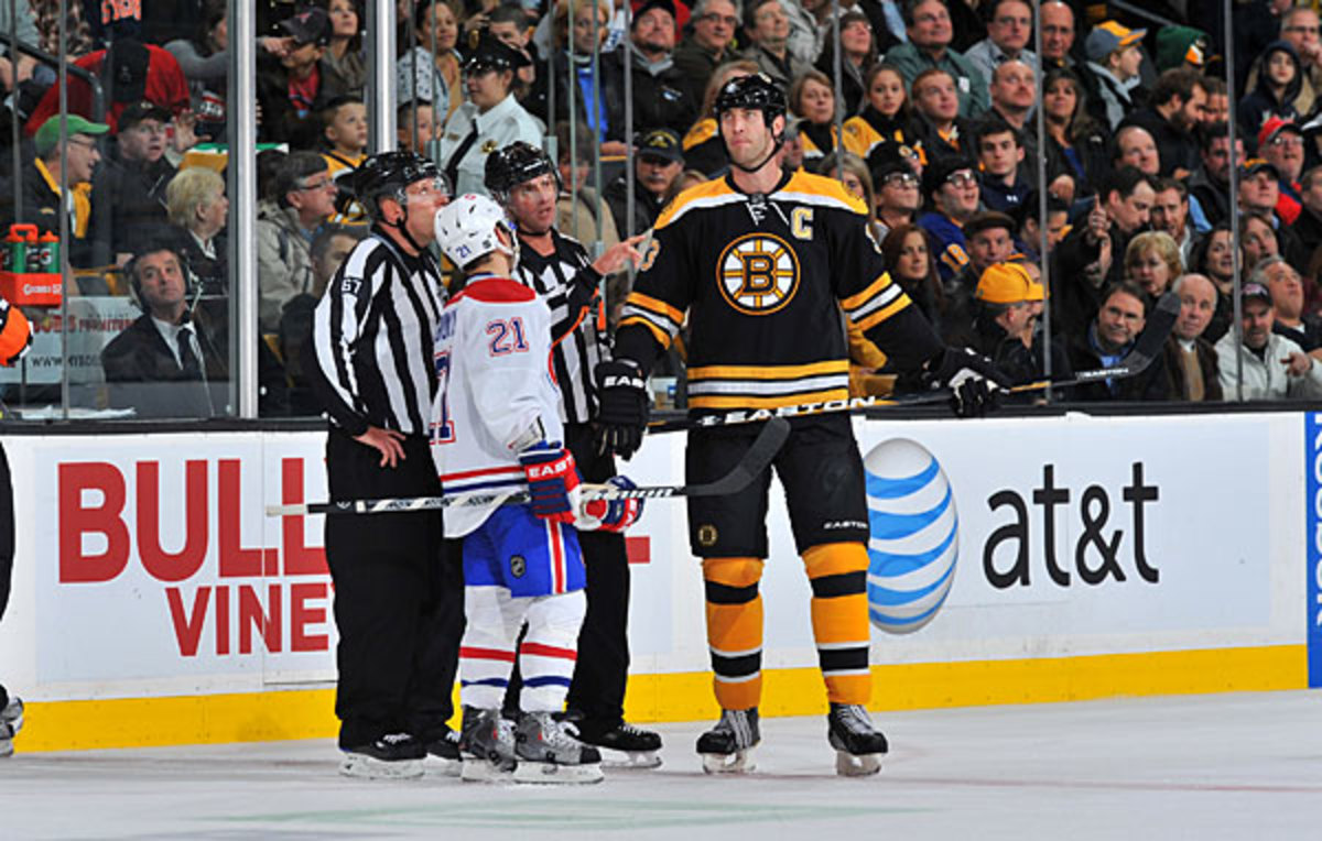 Zdeno Chara and Brian Gionta :: Getty Images
