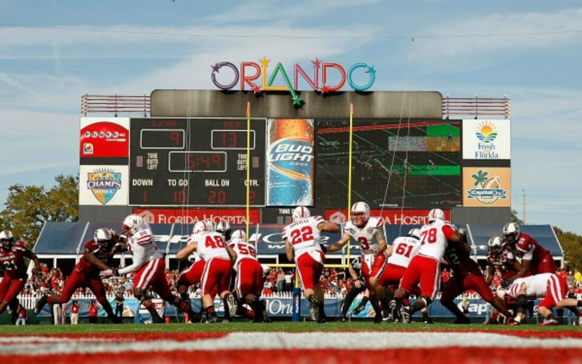 Orlando's Citrus Bowl Stadium will host a third bowl game in 2015. (Mike Ehrmann/Getty Images)