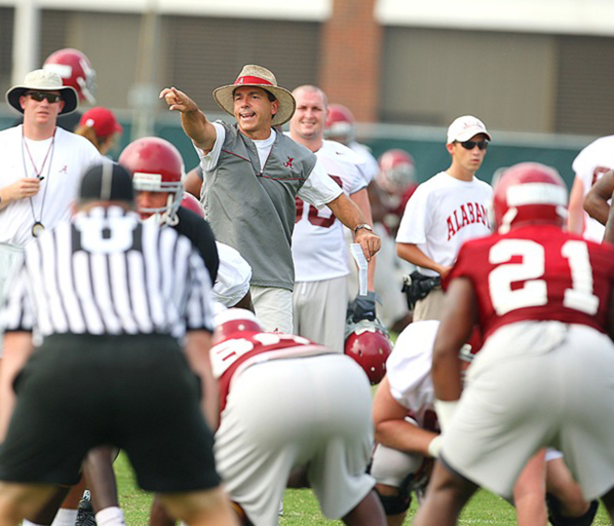 Upon his arrival, Saban toughened up the Crimson Tide through his staunch belief in "the journey."