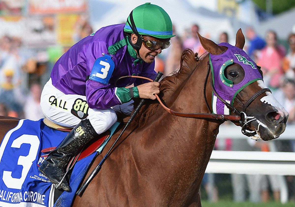 California Chrome is trying to become horse racing's the first Triple Crown winner since 1978.