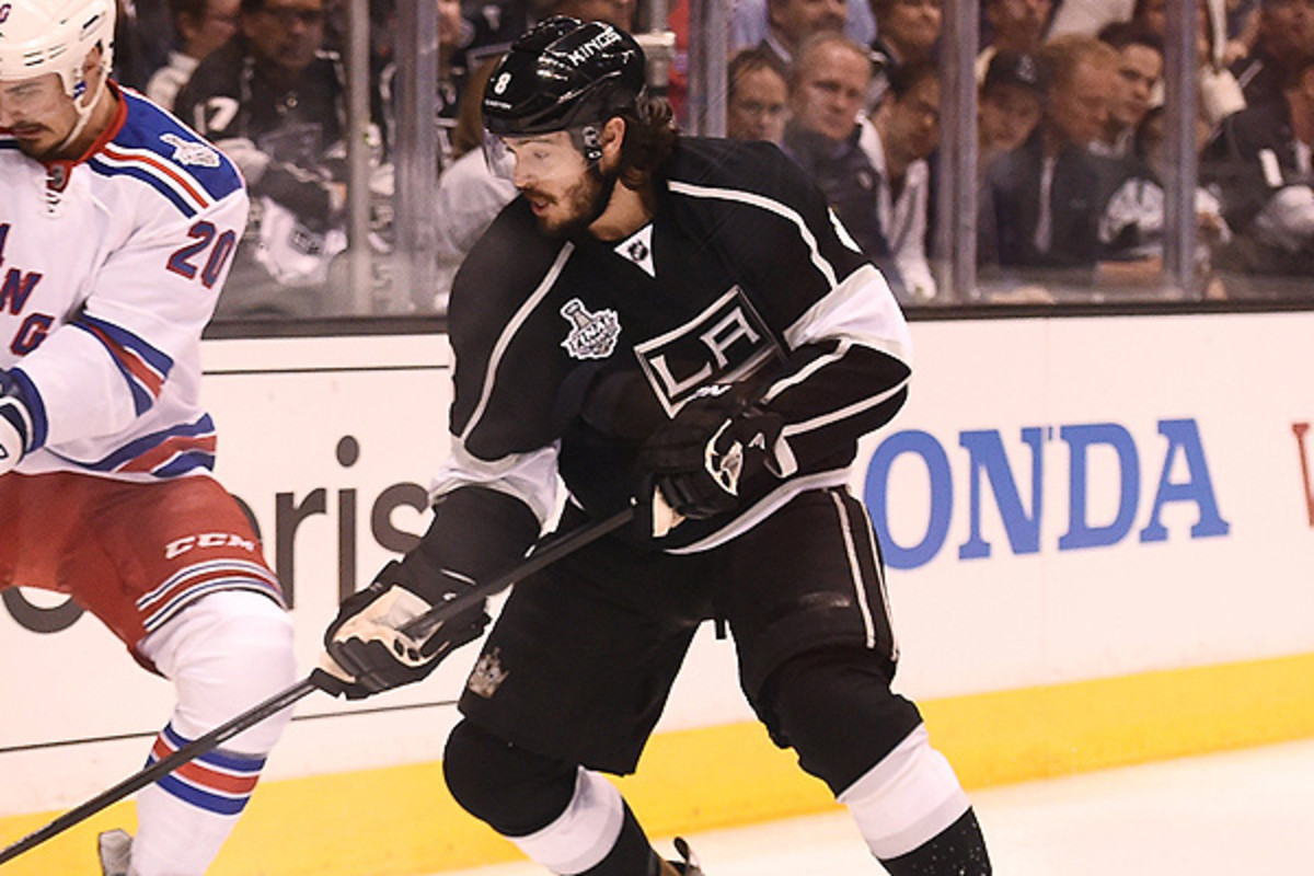 Drew Doughty's play has been matched only by his mouth during the playoffs. (Robert Beck/SI)