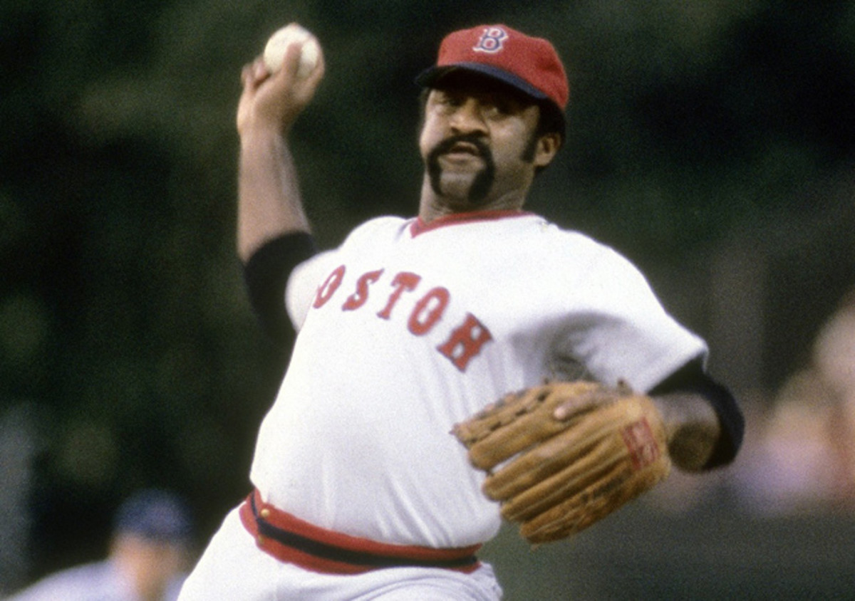 Luis Tiant spent eight seasons with the Red Sox, winning a pennant in 1976.