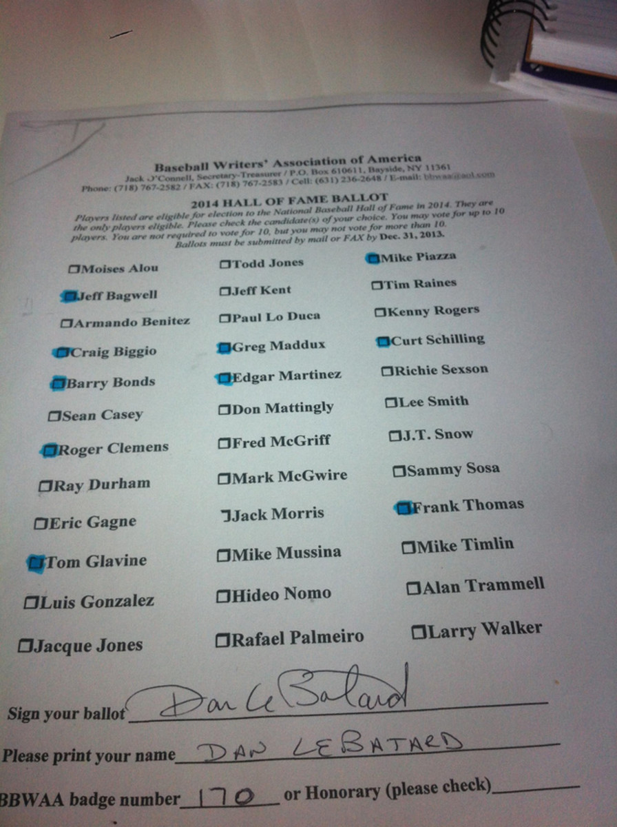 Revealed: The Hall Of Fame Voter Who Turned His Ballot Over To Deadspin