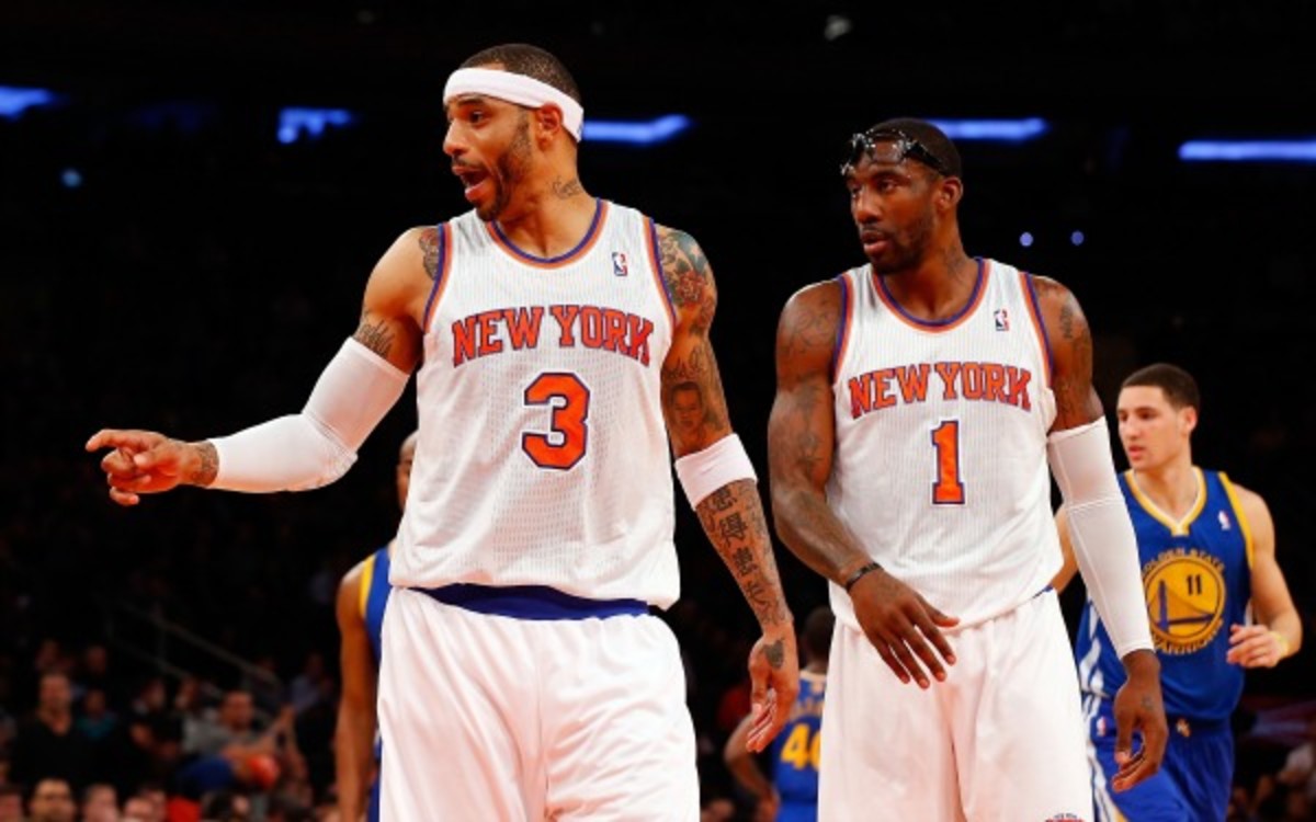 Kenyon Martin and Amare Stoudemire being out with injuries continue the Knicks dismal season. (Jim McIsaac/Getty Images)