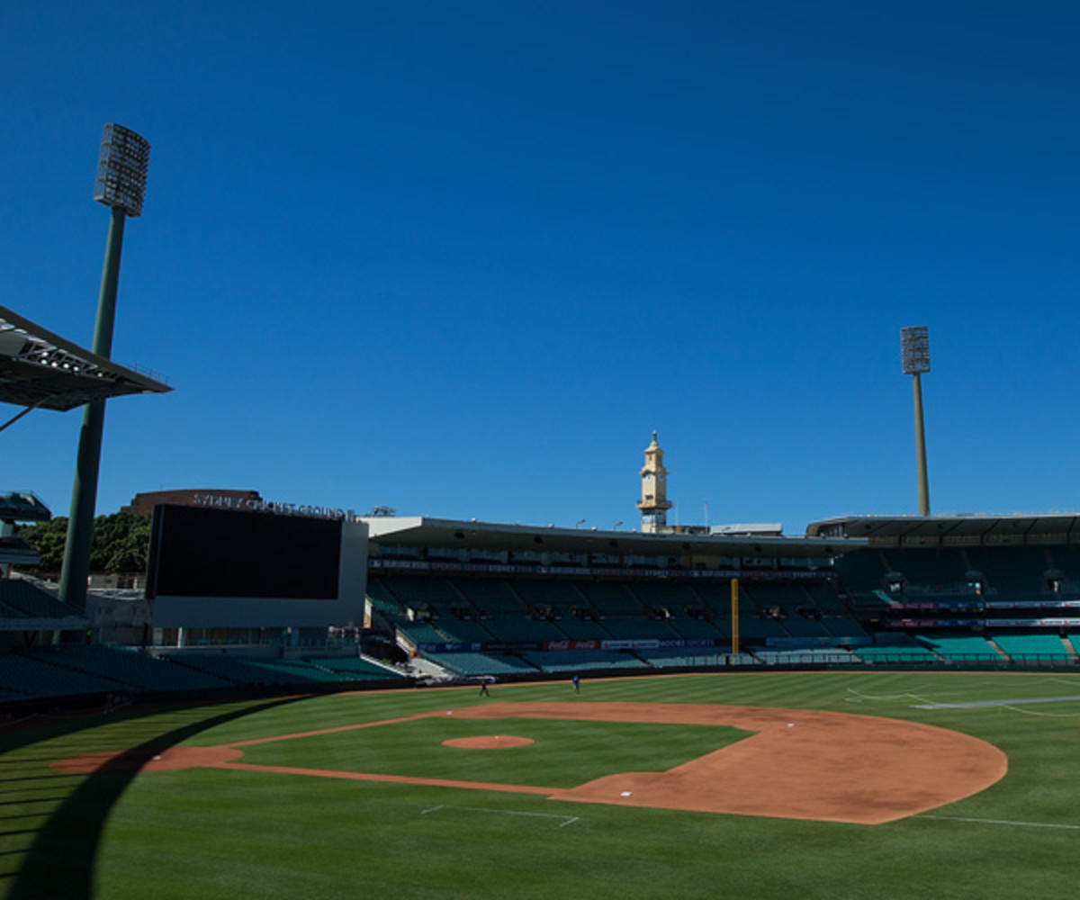A general view of SCG ahead of the MLB Opening Series at Sydney Cricket Ground on March 17, 2014 in Sydney  (Photo by Joosep Martinson/Getty Images).