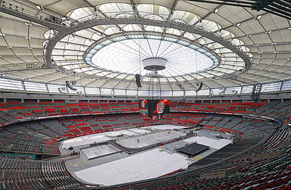 BC Place in Vancouver will host the NHL outdoor Heritage Classic game.