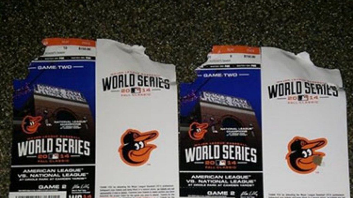 Baltimore Orioles Playoff Tickets Eaten By Dog Sports Illustrated