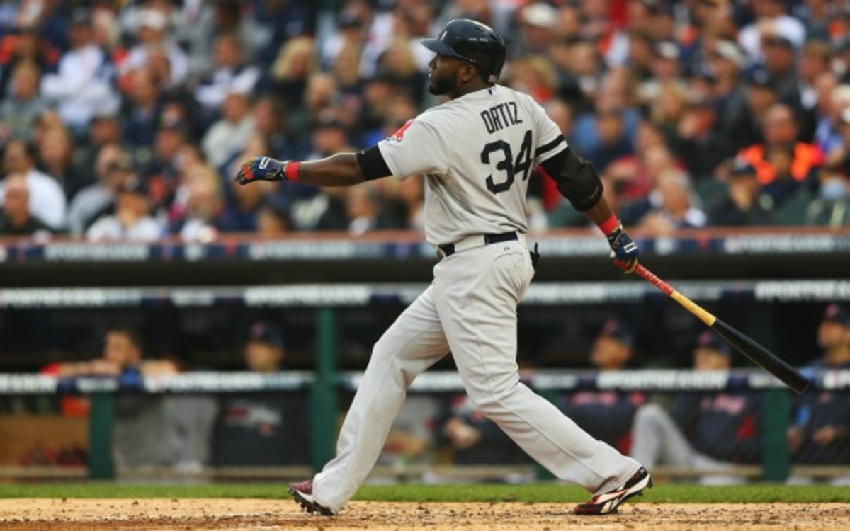 Red Sox DH David Ortiz will get his shot in the field at first base during the World Series. (Mike Ehrmann/Getty Images)