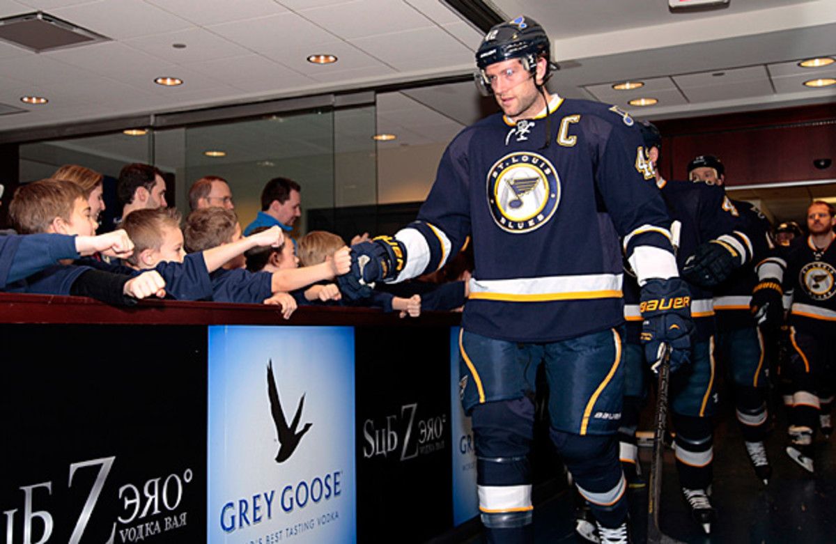 David Backes and the St. Louis Blues