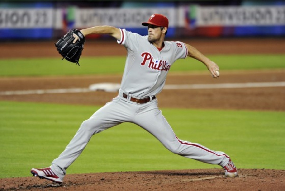 Cole Hamels has spent his entire career with the Phillies after making his MLB debut in 2006. (Ronald C. Modra/Getty Images)