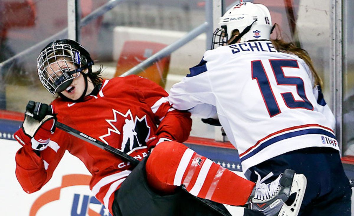 The consistent battle for gold medals has turned USA-Canada into a heated women's hockey rivalry.