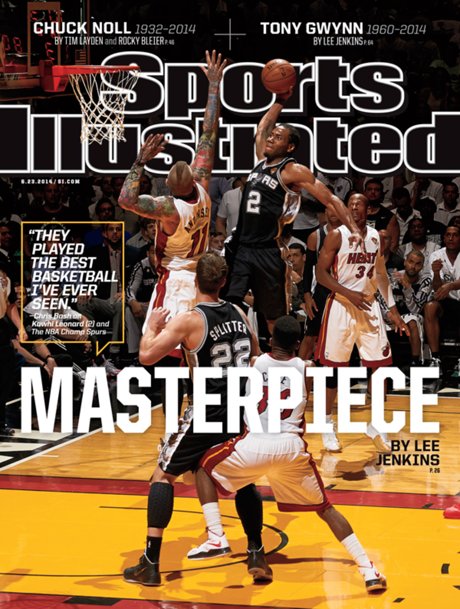Finals MVP Kawhi Leonard graced the cover of Sports Illustrated after the Spurs beat the Heat in five games. (SI)