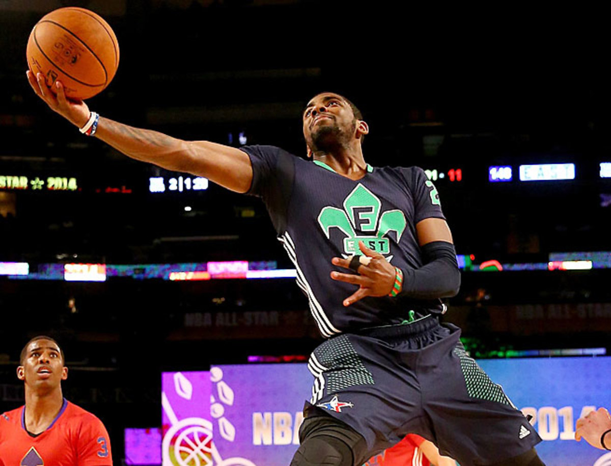 Kyrie Irving rallied the East to stop the conference's three-game losing skid in the All-Star Game.