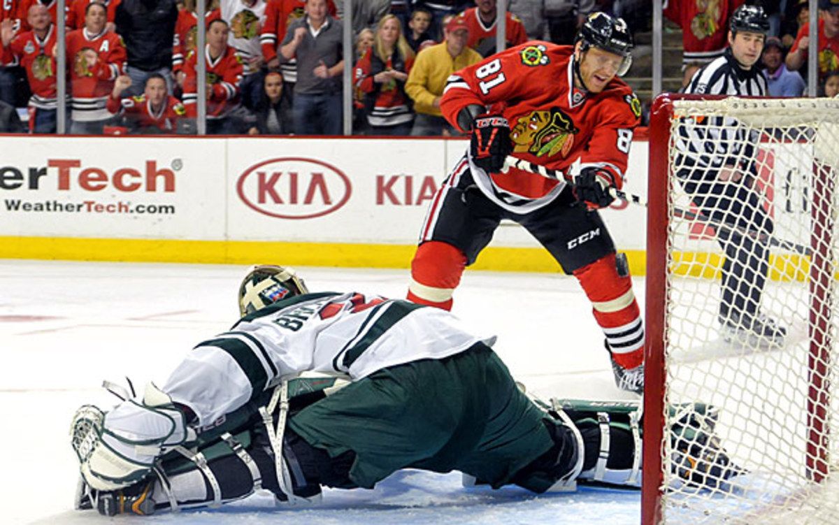 Ilya Bryzgalov and Marian Hossa