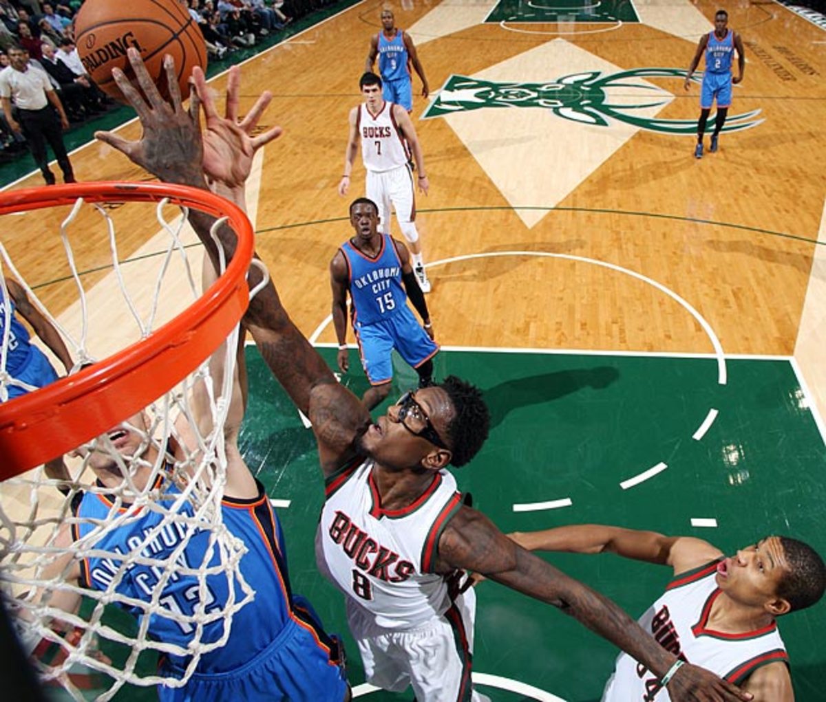 Sanders' ability to protect the rim is a key factor in Milwaukee's defensive improvement.