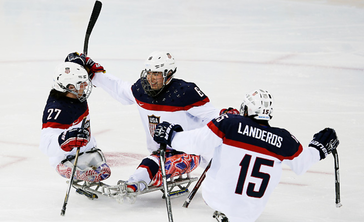 U.S. advances to sled hockey final at Sochi Paralympics Sports