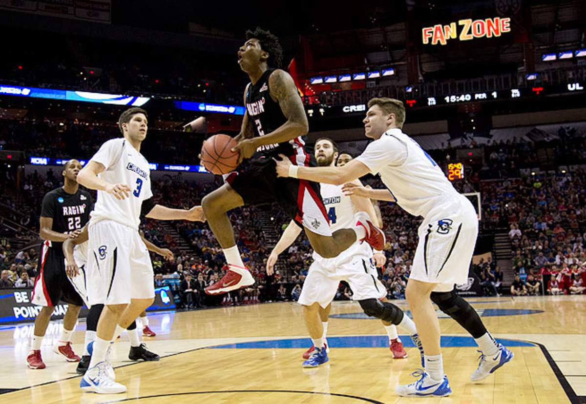 Against Doug McDermott (left) and Creighton, Payton (2) poured in 24 points in Louisiana-Lafayette's 76-66 loss in the NCAA tournament.