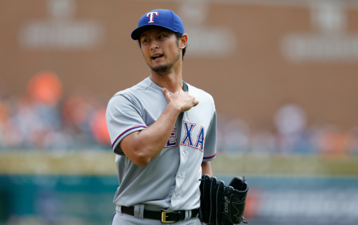 Yu Darvish has been an All-Star in each of his two seasons in the major leagues. (Joe Robbins/Getty Images)