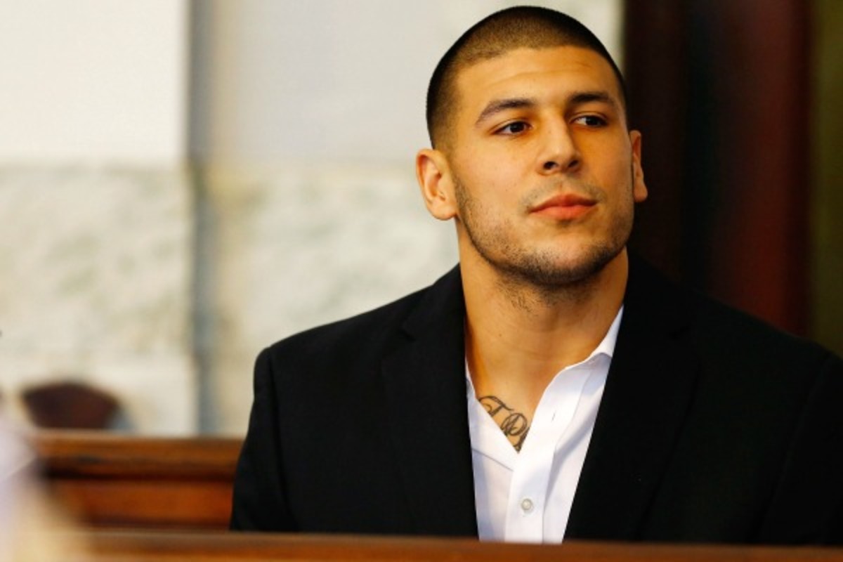 Aaron Hernandez (Jared Wickerham/Getty Images)