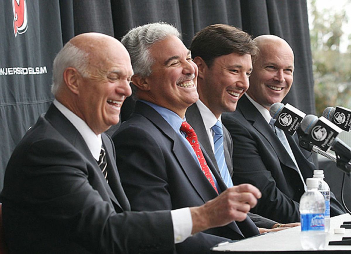 Lou Lamoriello and Ilya Kovalchuk