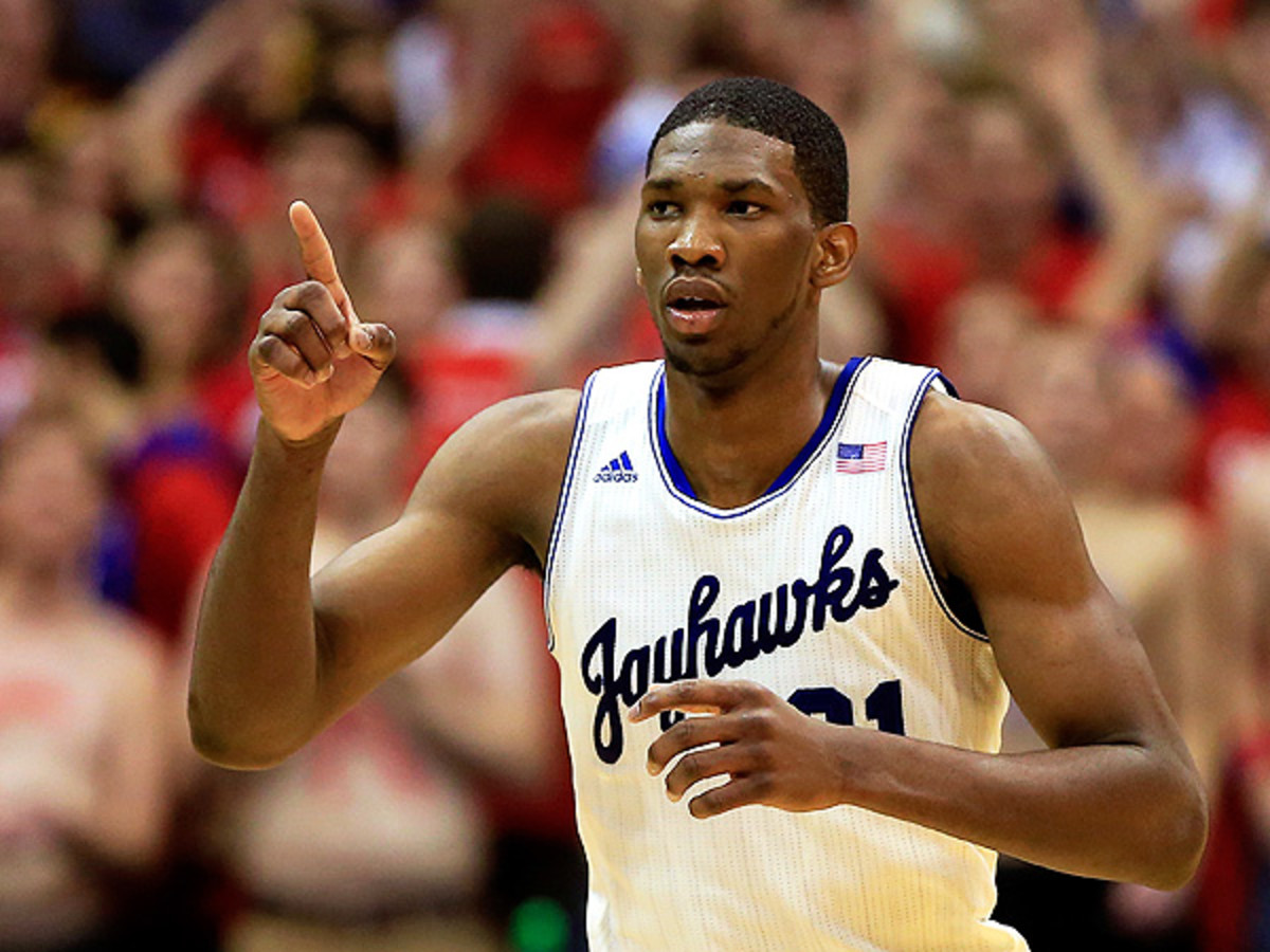Joel Embiid Declares For The Nba Draft Leaving Kansas To Wonder